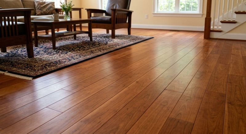 Cherry Floor Installation in Roslindale, MA