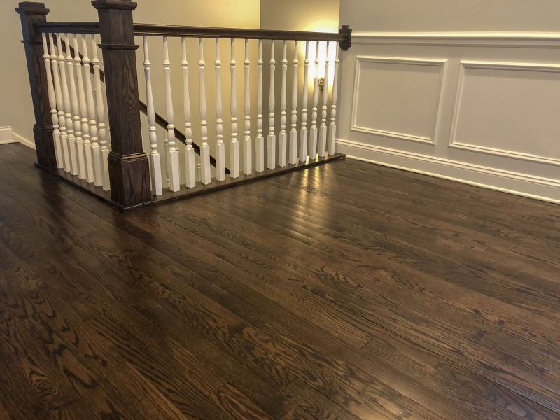 Dark Wood Floor Installation in Natick, MA