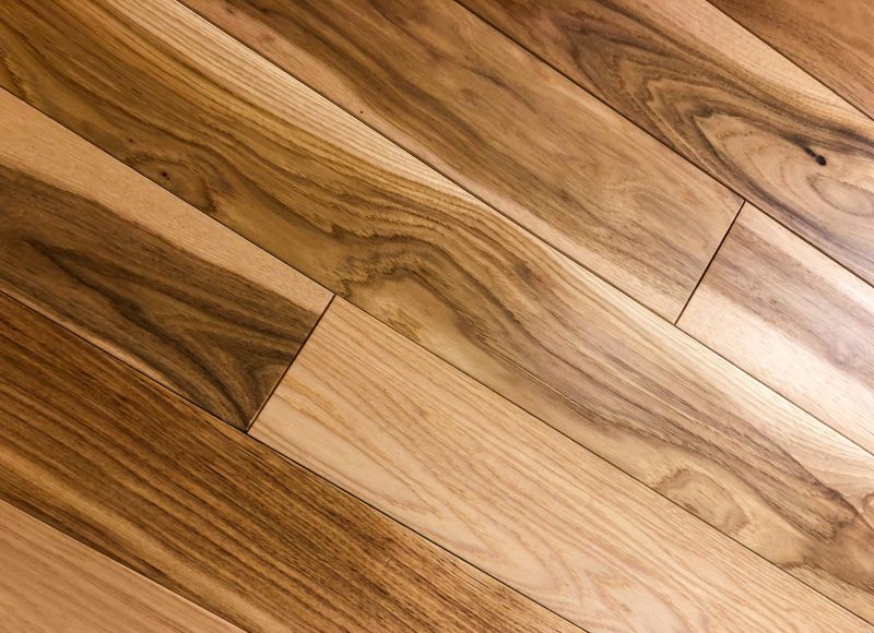 Dark Wood Floor Installation in Natick, MA