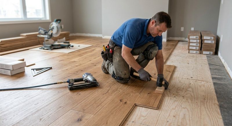 Hardwood Floor Installation in Hudson, MA