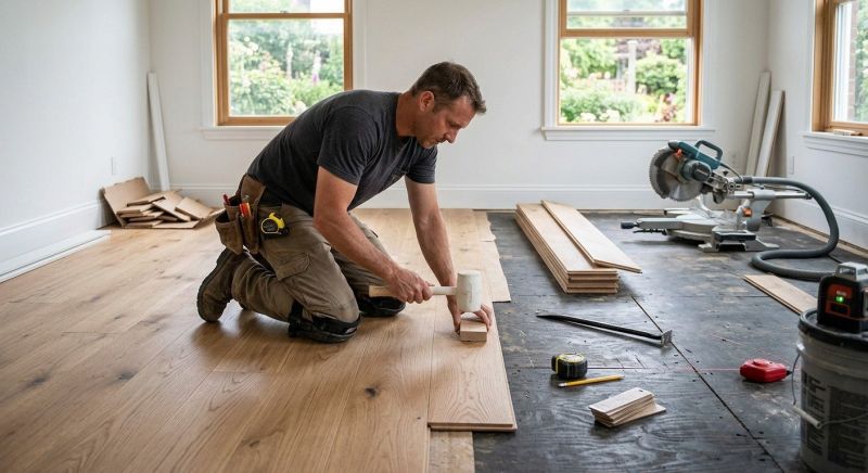 Hardwood Floor Installation in Lowell, MA