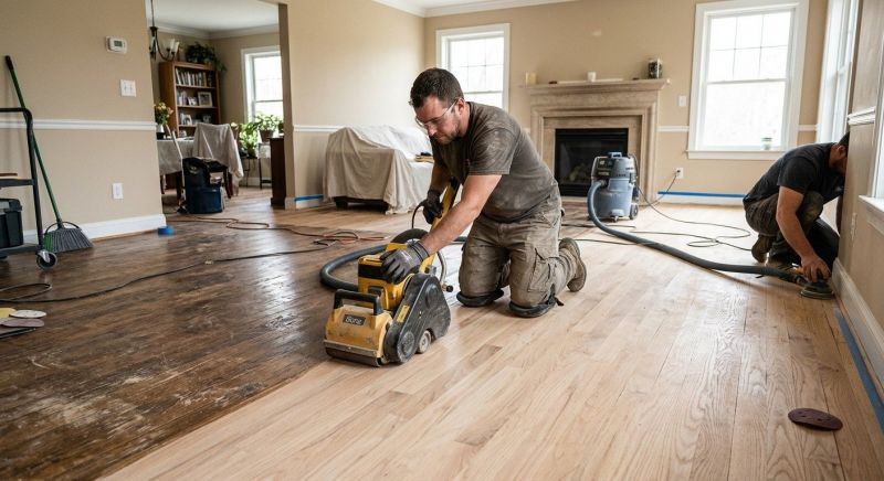 Hardwood Floor Renovation in Natick, MA