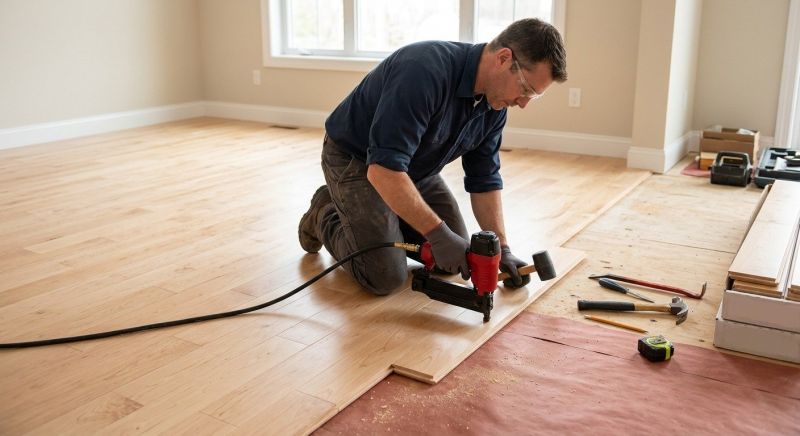 Maple Flooring Installation in Melrose, MA