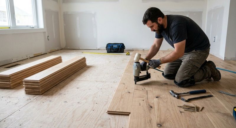 Oak Floor Installation in Attleboro, MA