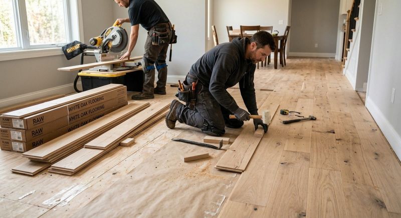 Oak Floor Installation in Lexington, MA