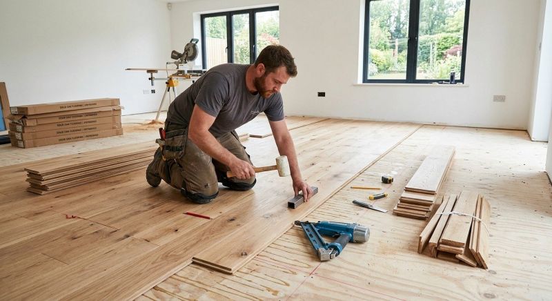 Oak Floor Installation in Littleton, MA