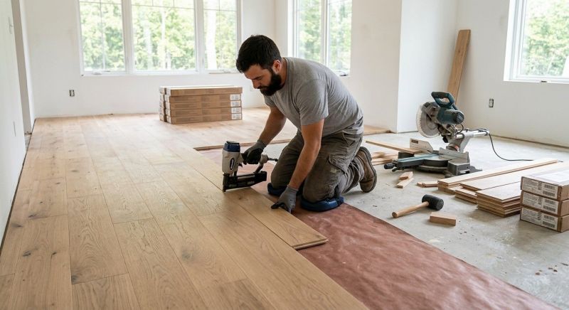 Oak Floor Installation in Medway, MA
