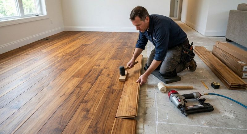 Teak Flooring Installation in Natick, MA