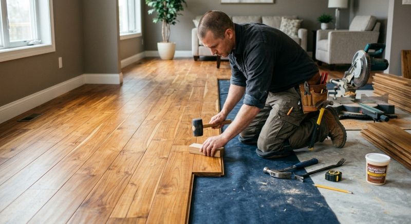 Teak Flooring Installation in Natick, MA