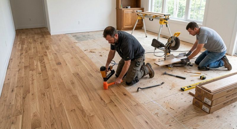 Wood Floor Replacement in Billerica, MA