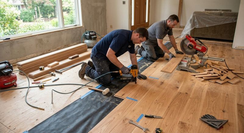 Wood Flooring Installation in Foxboro, MA